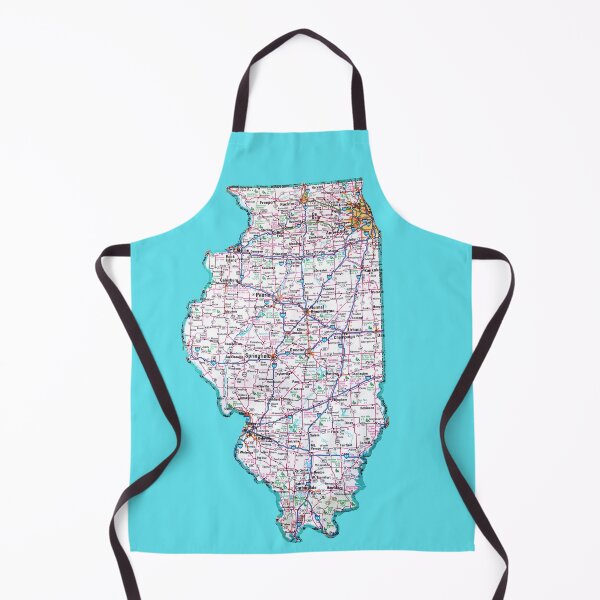 Item preview, Illinois Roadmap designed and sold by Havocgirl.