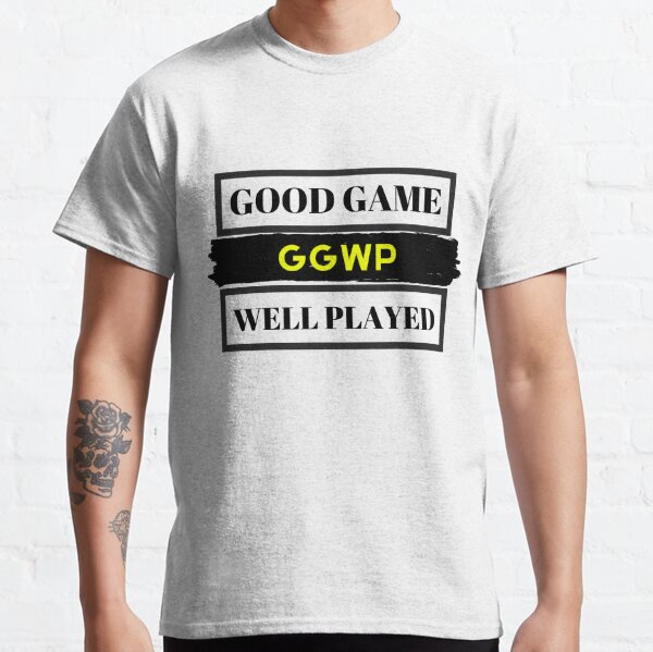 GGWP o GG WP - significa Good Game Well Played en Gamer Premium T-Shirt