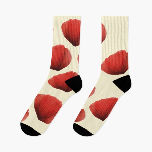 Item preview, Water Coloured Poppies Pattern designed and sold by louellawanders.