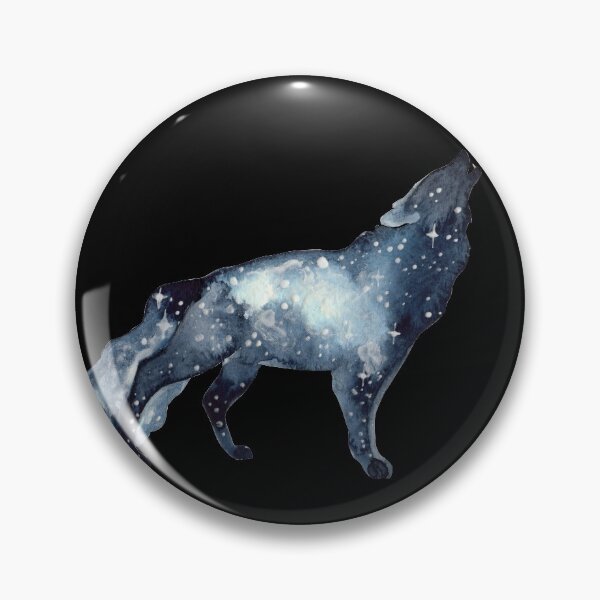 Item preview, Galaxy Howling Wolf designed and sold by Threeleaves.