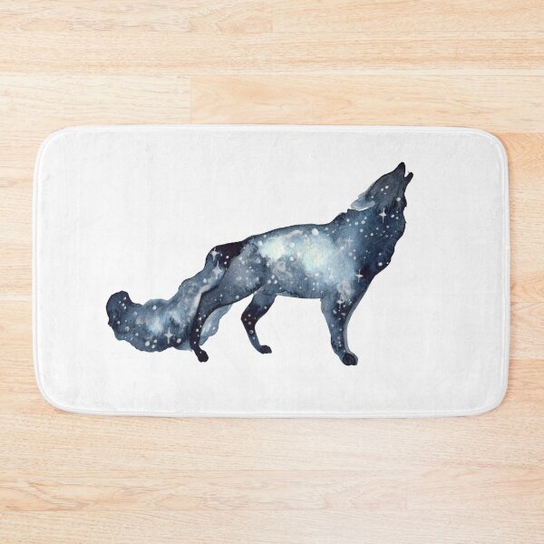 Item preview, Galaxy Howling Wolf designed and sold by Threeleaves.