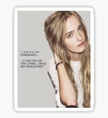 Amanda Norgaard...I saw you on the cover...Cross Bay Boulevard Sticker