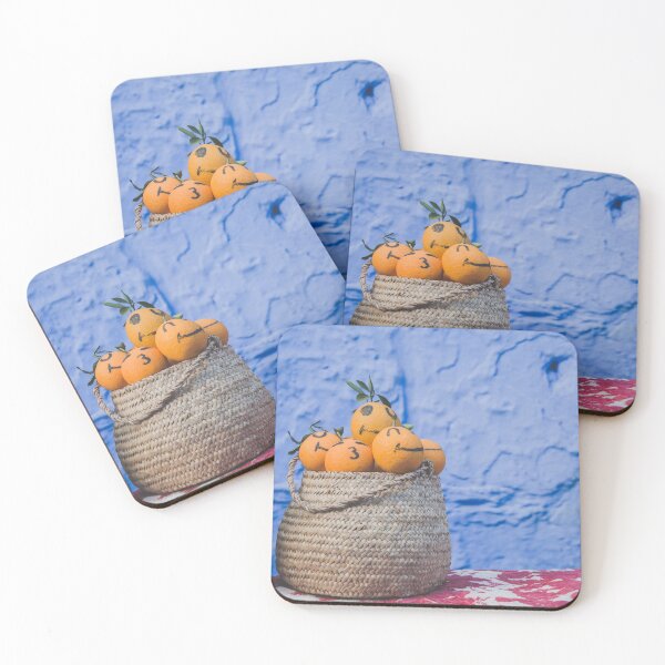 Item preview, happy orange from blue city chefchaouen morocco designed and sold by karim el kamli.