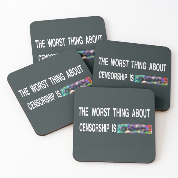 Item preview, Funny censorship quote designed and sold by SidTastic .