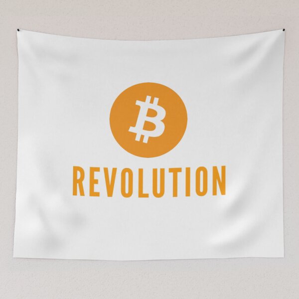 Item preview, Bitcoin revolution logo big designed and sold by Bouzdesigns.