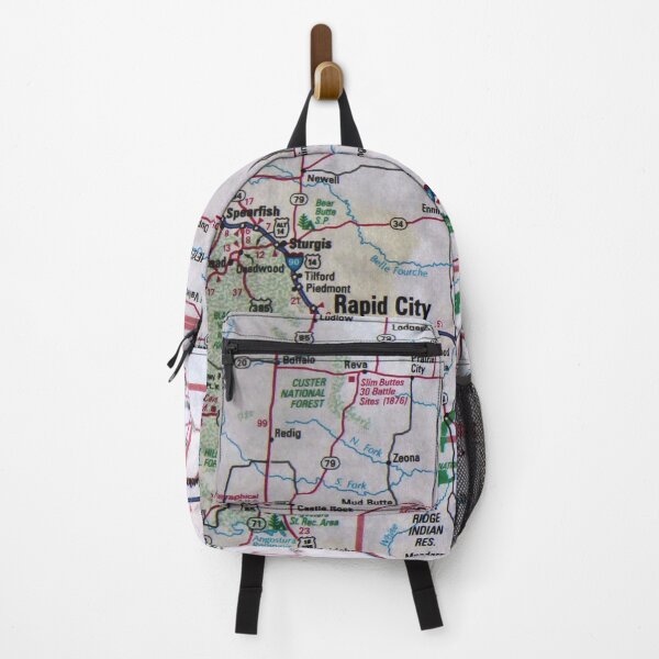 Item preview, South Dakota Roadmap designed and sold by Havocgirl.
