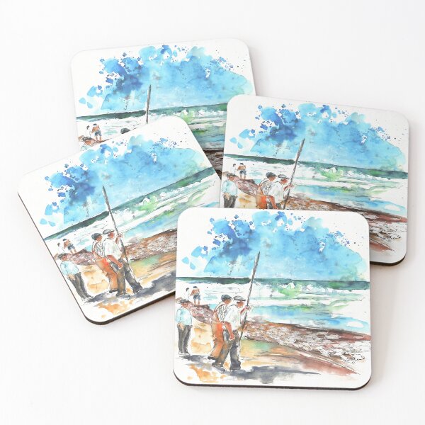 Item preview, Portugal - Fishermen in Praia de Mira 02 designed and sold by Goodaboom.