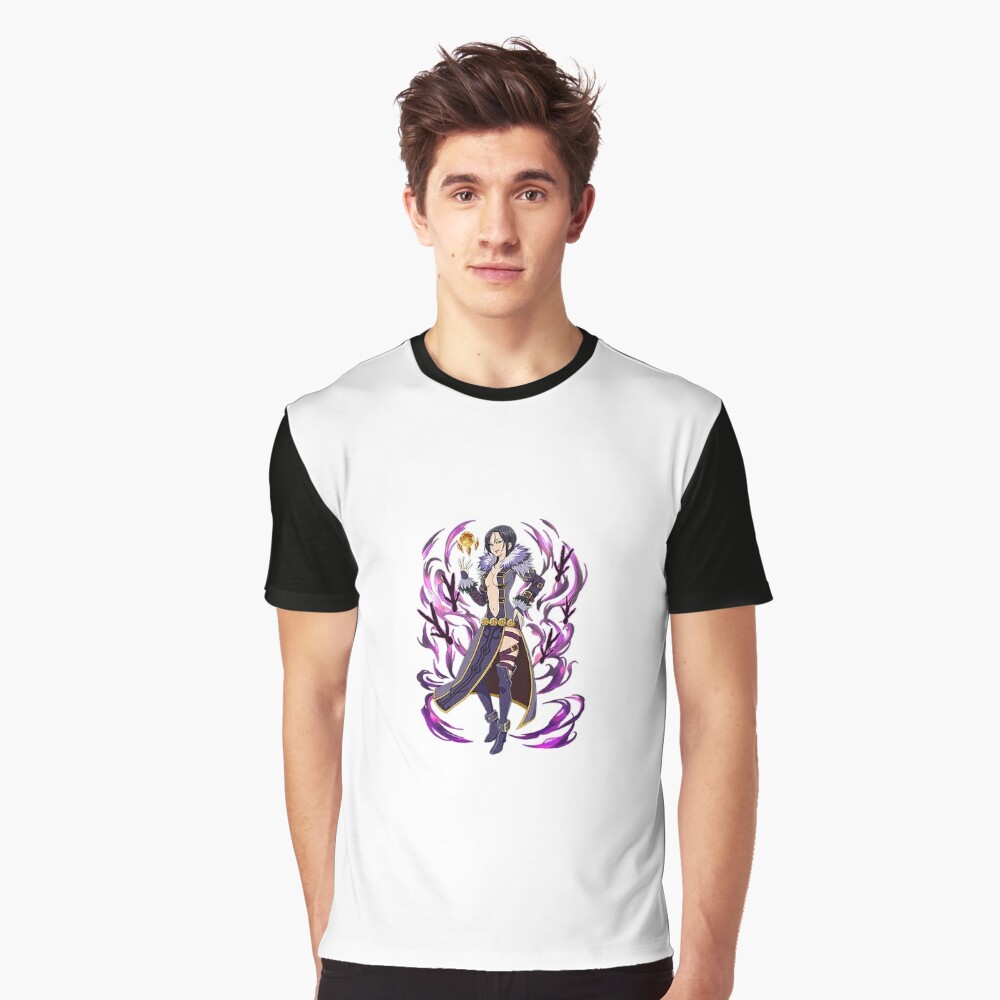 The Seven Deadly Sins Merlin With Kanji T-Shirt