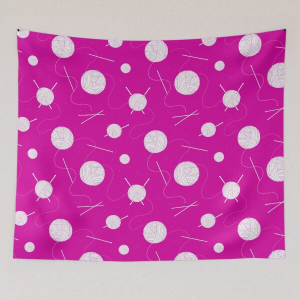 Item preview, Knitting Needles and Balls of Wool Design designed and sold by CreativeTwins.