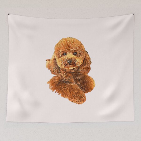 Item preview, Poodle Mini Toy Puppy Dog Doodle Love designed and sold by Elarex.