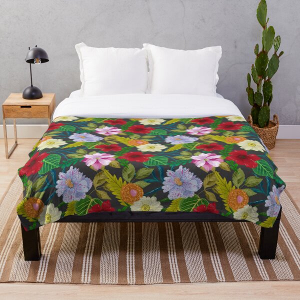Item preview, Dark florals designed and sold by ButaChaap.