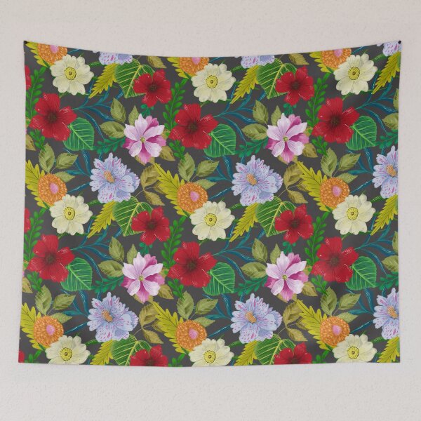 Item preview, Dark florals designed and sold by ButaChaap.
