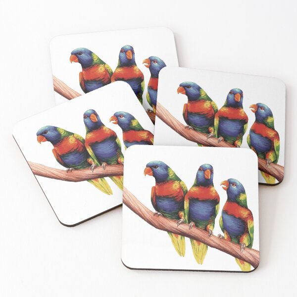 Item preview, Pretty Polly Parrots designed and sold by Designs By Creation.