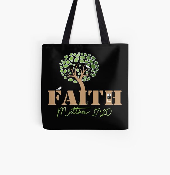 Faith of a Mustard Seed All Over Print Tote Bag