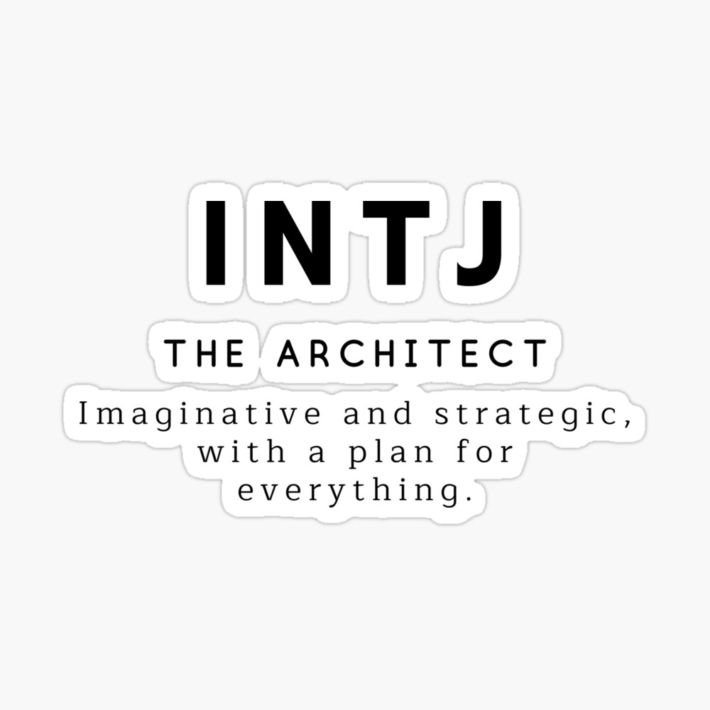 Intj Mbti Personality Type Poster By Yourbestself Redbubble