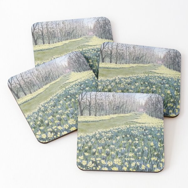 Item preview, Yellow Daffodils in Nowton Park Painting designed and sold by Tom Crittenden.