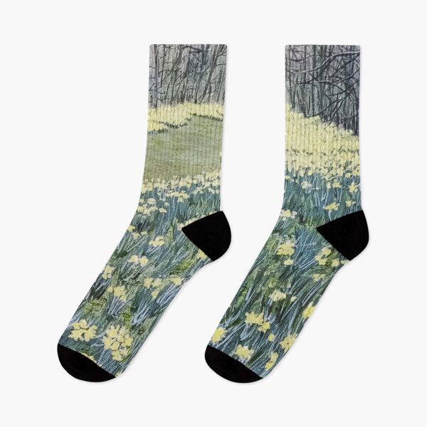 Item preview, Yellow Daffodils in Nowton Park Painting designed and sold by Tom Crittenden.