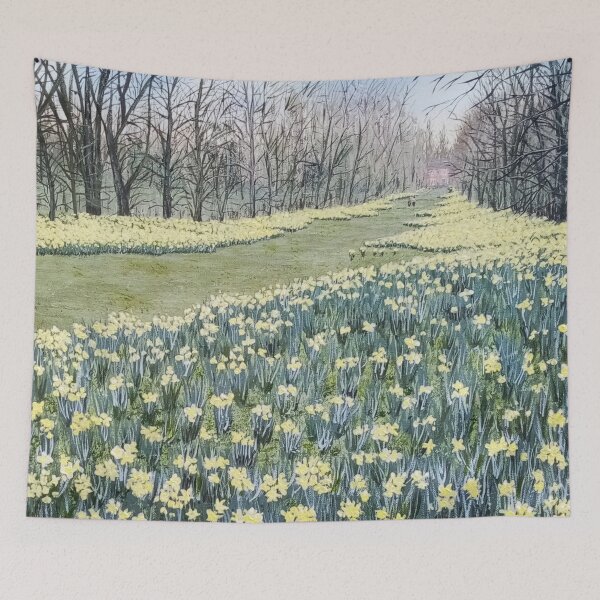 Item preview, Yellow Daffodils in Nowton Park Painting designed and sold by Tom Crittenden.