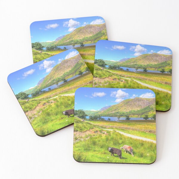 Aperçu de l'œuvre Buttermere Lake District en Angleterre avec des moutons Herdwick créée et vendue par acceleratorhams.