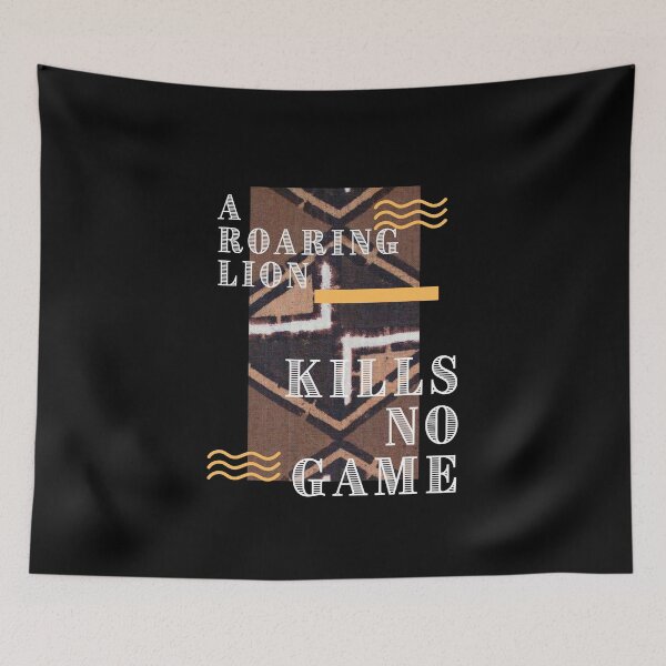 Item preview, A Roaring Lion Kills No Game designed and sold by retro87tee.