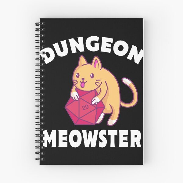 Item preview, Dungeon Meowster Cat Polyhedral Gift designed and sold by DelightfulDude.