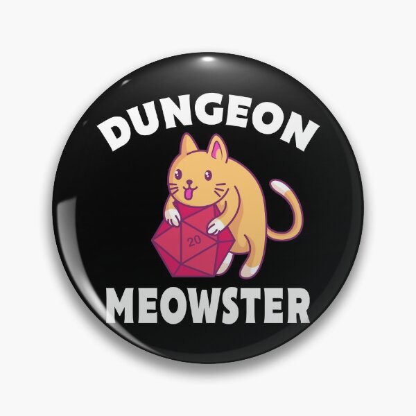 Item preview, Dungeon Meowster Cat Polyhedral Gift designed and sold by DelightfulDude.