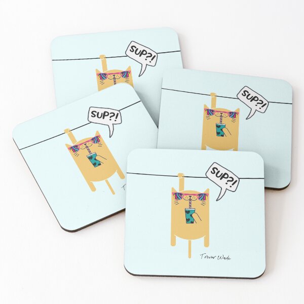Item preview, Sup?! Kitty designed and sold by Trevor Wade.