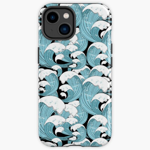 pattern of sea waves iPhone Tough Case