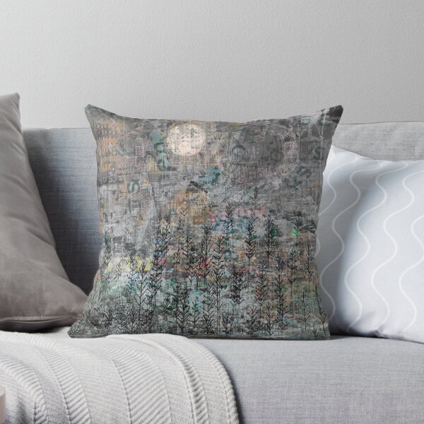 Low Winter Sun Throw Pillow