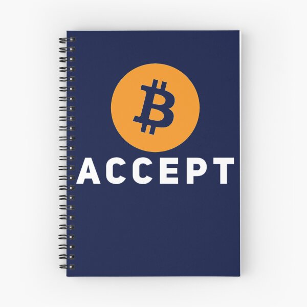 Item preview, Accept Bitcoin designed and sold by Bouzdesigns.