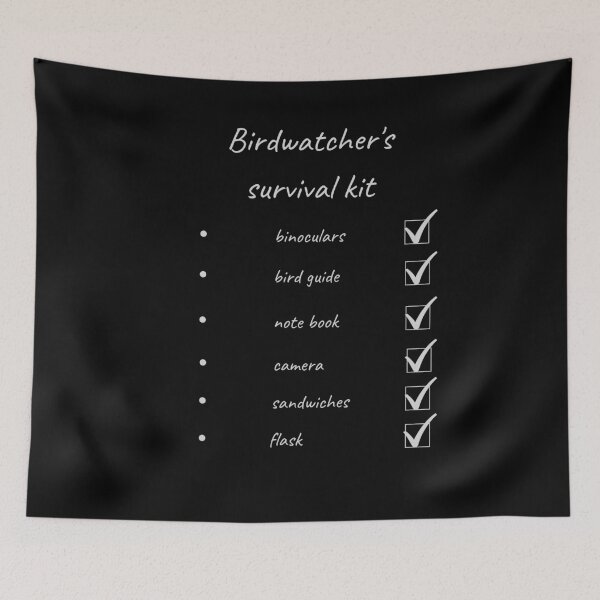 Item preview, Birdwatcher's Survival Kit designed and sold by Zibidee.