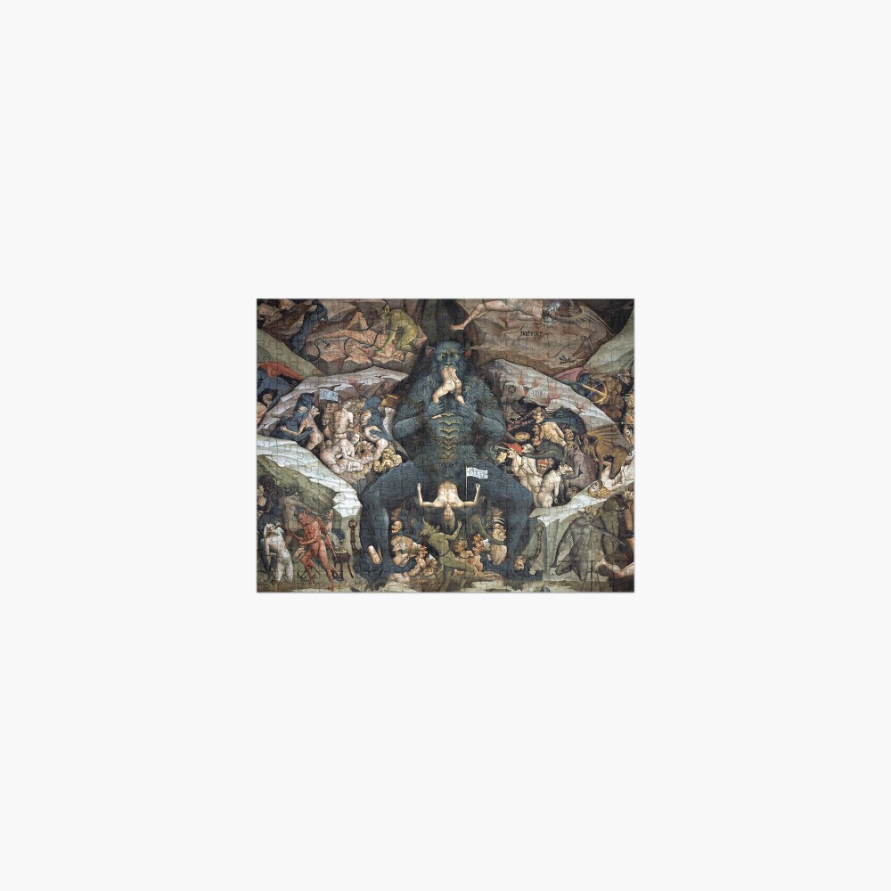 HD Inferno (Hell), by Giovanni da Modena HIGH DEFINITION Jigsaw Puzzle
