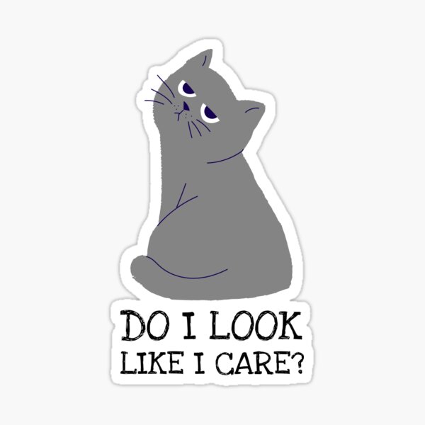 I Dont Give A Fuck Stickers for Sale | Redbubble