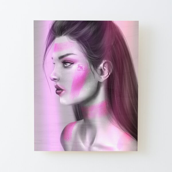 Warrior Wood Mounted Print