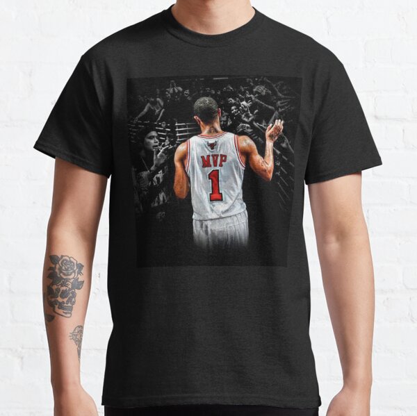 Men's New York Knicks Derrick Rose adidas White Net Number T-Shirt