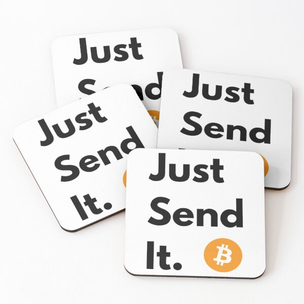 Item preview, Just send it. (Bitcoin) designed and sold by Bouzdesigns.