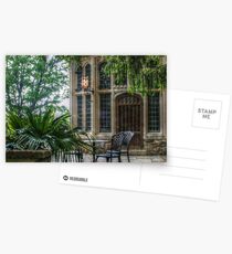 Back Patio, Door and Solarium at NJ Botantical Gardens, Skylands Manor Postcards