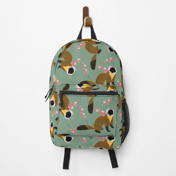 Item preview, Sakura Japanese marten green designed and sold by belettelepink.