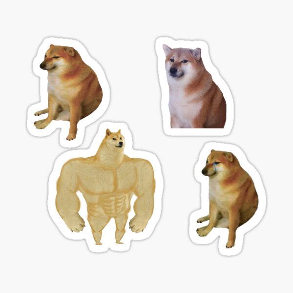 Doge Meme Stickers for Sale