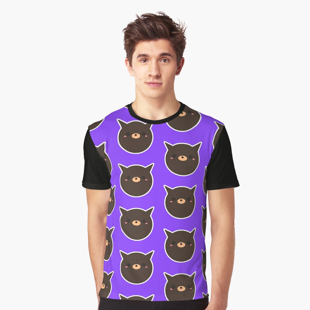 Roblox Cutie Doggy T Shirt By Cheesynuts Redbubble - black cat shirt roblox