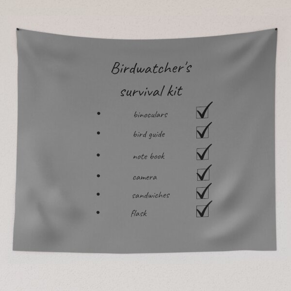 Item preview, Birdwatcher's Survival Kit designed and sold by Zibidee.