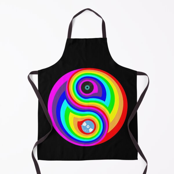 Item preview, Techno Trippy Psychedelic Vinyl Yin Yang designed and sold by awesome-attire.