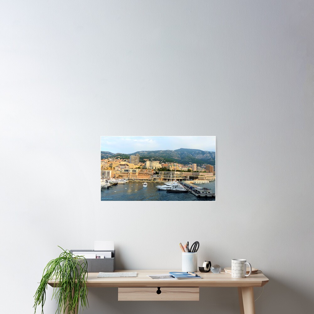 Morning in Monte Carlo Poster