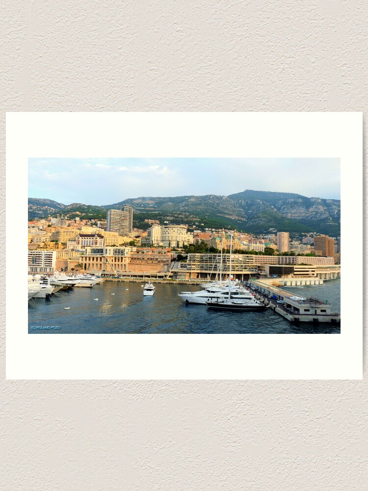 Alternate view of Morning in Monte Carlo Art Print