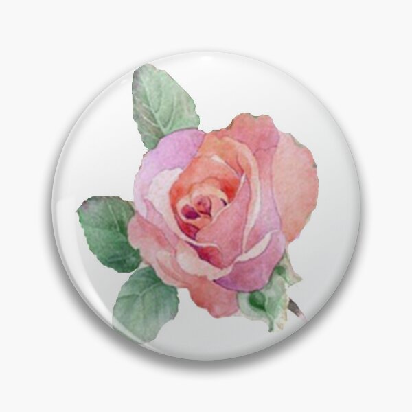 Item preview, Peach pink single rose designed and sold by wildseadesign.