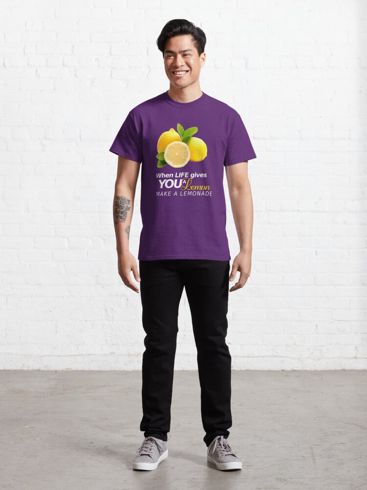 Classic T-Shirt,  When Life Gives you a LEMON meme designed and sold by Trepscript101