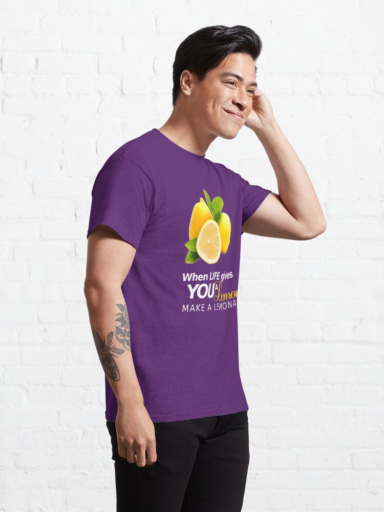 Thumbnail 5 of 7, Classic T-Shirt, When Life Gives you a LEMON meme designed and sold by Trepscript101.