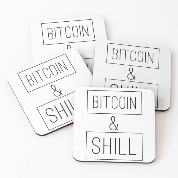Item preview, Bitcoin & Shill designed and sold by Bouzdesigns.