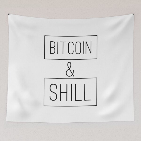 Item preview, Bitcoin & Shill designed and sold by Bouzdesigns.