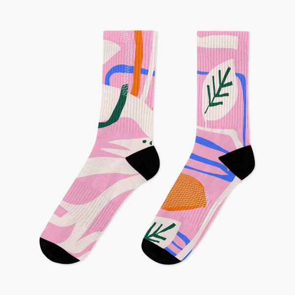 Item preview, Night Garden Pink // Abstract Floral Design designed and sold by fossdesign.